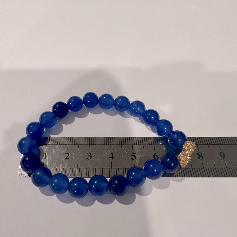 Blue charm bracelet piyao